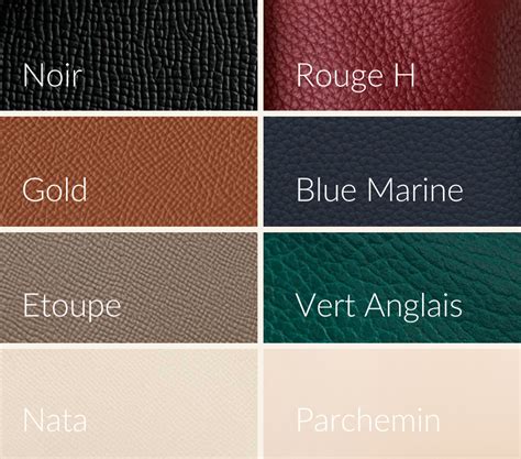 hermes colour library|Hermes exotic colors.